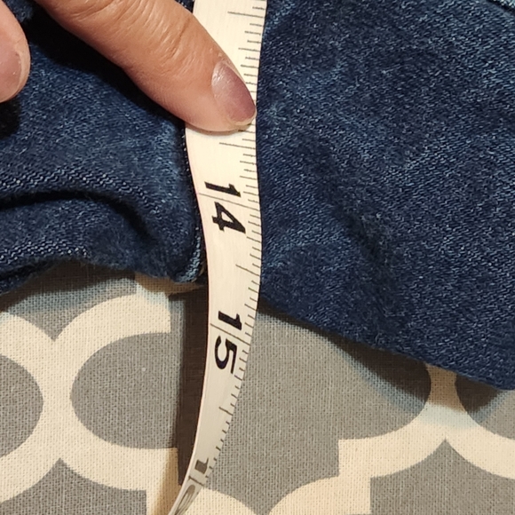 Lane bryant straightleg ankle jeans plus size 16p manufactured distres… - Picture 10 of 12